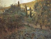Joaquin Mir Trinxet The Hermitage Garden Spain oil painting artist